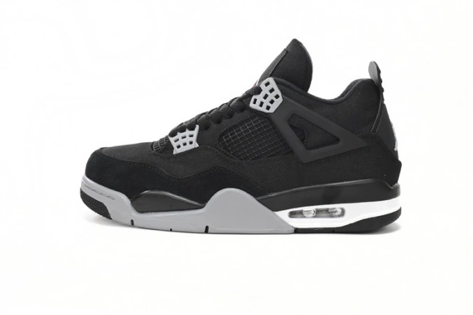 Cheap TBK Canvas Air 4 Black Jordan DH7138-006 0701